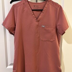 Figs Dusty Rose Scrub Set